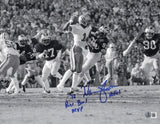 Warren Moon Autographed 11x14 Photo Washington Huskies "Rose Bowl MVP 78" Beckett BAS QR #SB30725