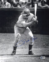 Pete Rose Autographed 11x14 Photo Cincinnati Reds Beckett BAS QR #BS30039