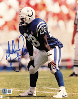 Marshall Faulk Autographed 8x10 Photo Indianapolis Colts Beckett BAS QR #BS32016