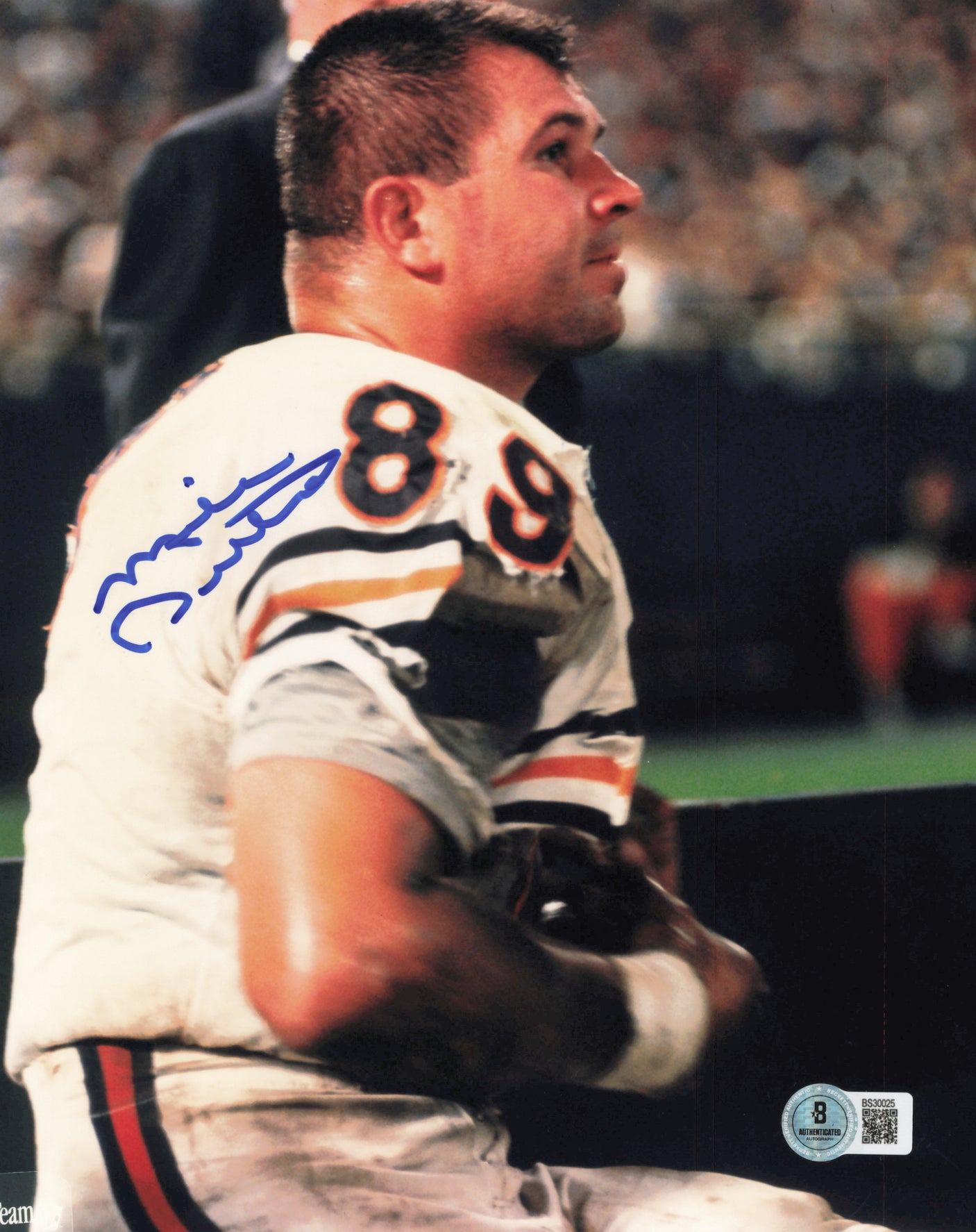 Mike Ditka Autographed 8x10 Photo Chicago Bears Beckett BAS QR #BS32025