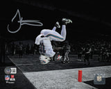 Tyreek Hill Autographed 8x10 Photo Miami Dolphins Backflip Selfie (Smudged) Beckett BAS Witness #1W106235