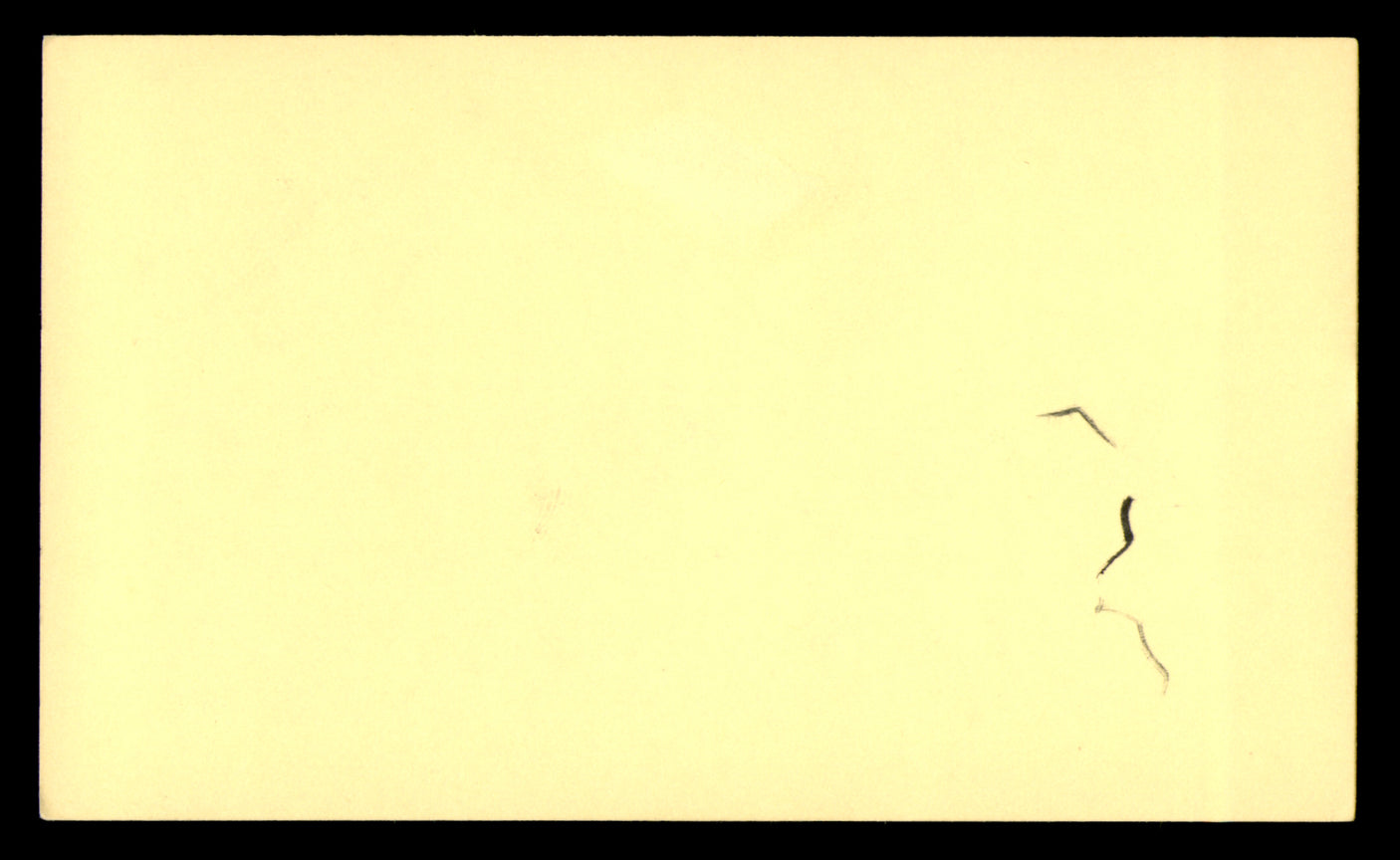 Johnny Unitas Autographed 3x5 Index Card Baltimore Colts SKU #248567