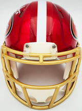 Frank Gore Autographed San Francisco 49ers Flash Red Speed Mini Helmet Beckett BAS Witness Stock #231917