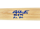 Edgar Martinez Autographed Blonde Louisville Slugger Pro Stock Baseball Bat Seattle Mariners "92 & 95 AL BC" Beckett BAS Witness Stock #230597