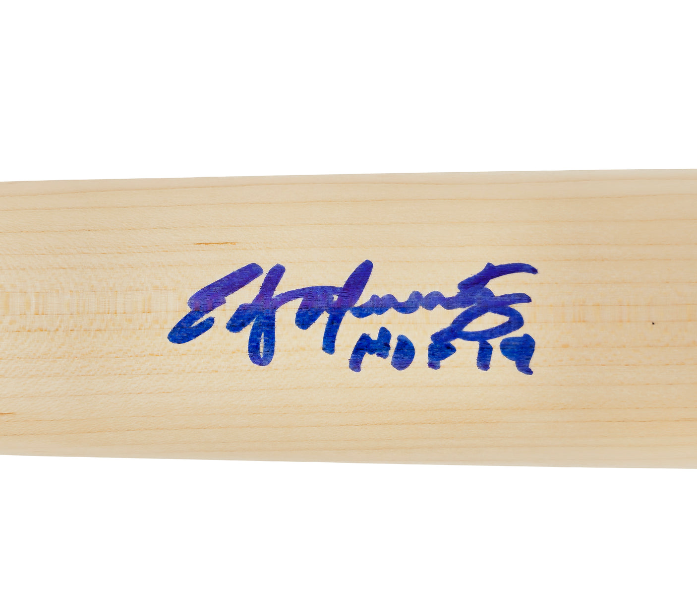 Edgar Martinez Autographed Blonde Louisville Slugger Pro Stock Baseball Bat Seattle Mariners "HOF 19" Beckett BAS Witness Stock #230598