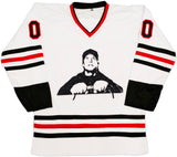 Christmas Vacation Chevy Chase Autographed White Jersey JSA Stock #230658