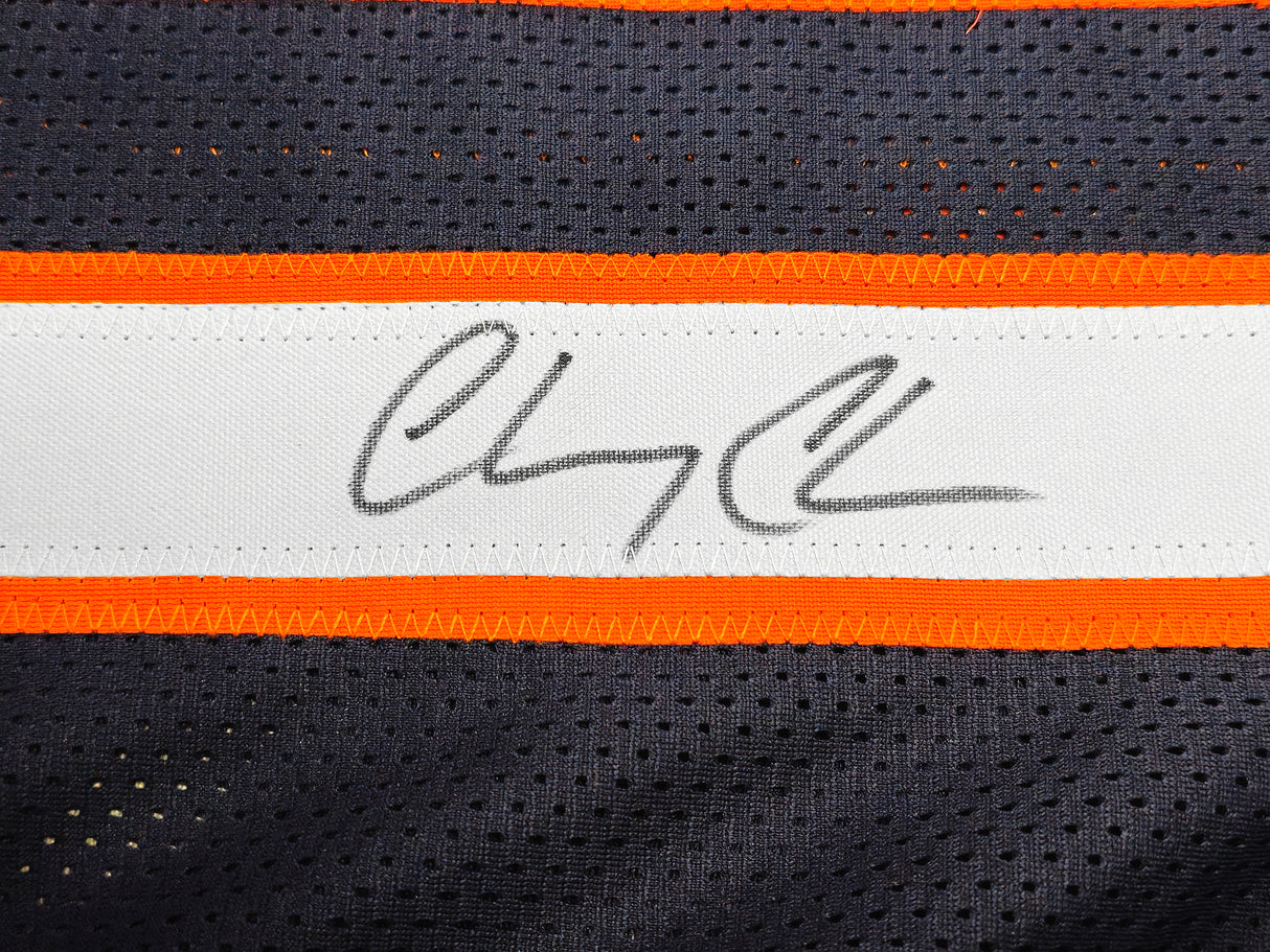 Christmas Vacation Chevy Chase Autographed Blue Jersey JSA Stock #230660