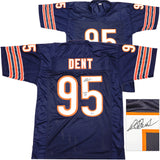 Chicago Bears Richard Dent Autographed Blue Jersey "MVP XX" Beckett BAS Witness Stock #231049