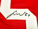 San Francisco 49ers Fred Warner Autographed Red Jersey Beckett BAS Witness Stock #231912