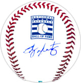 Edgar Martinez Autographed Official Hall of Fame HOF Logo Baseball Seattle Mariners Beckett BAS Witness Stock #230600