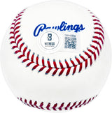 Edgar Martinez Autographed Official Hall of Fame HOF Logo Baseball Seattle Mariners Beckett BAS Witness Stock #230600