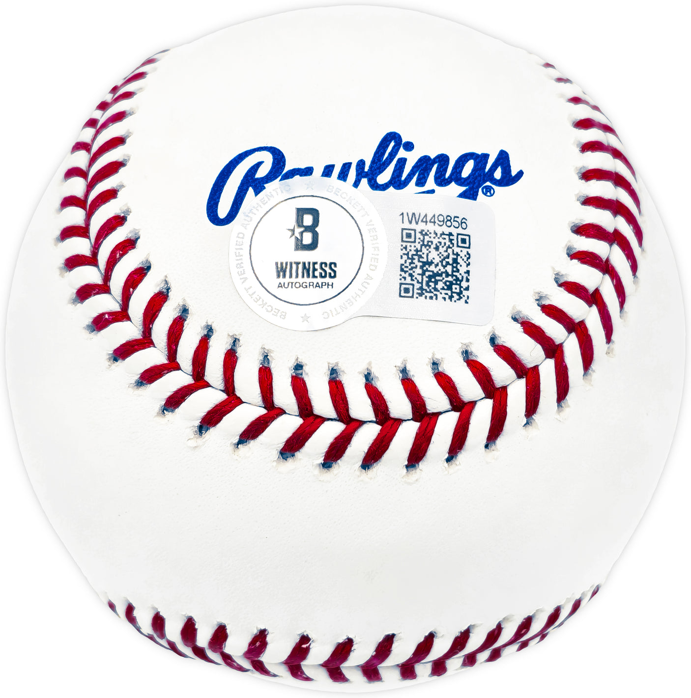 Edgar Martinez Autographed Official Hall of Fame HOF Logo Baseball Seattle Mariners Beckett BAS Witness Stock #230600