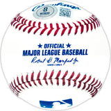 Edgar Martinez Autographed Official MLB Baseball Seattle Mariners "HOF 19" Beckett BAS Witness Stock #230601