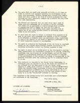 Jackie Robinson Autographed 1956 Greatest Sports Thrill Contract Brooklyn Dodgers Beckett BAS #AE16478