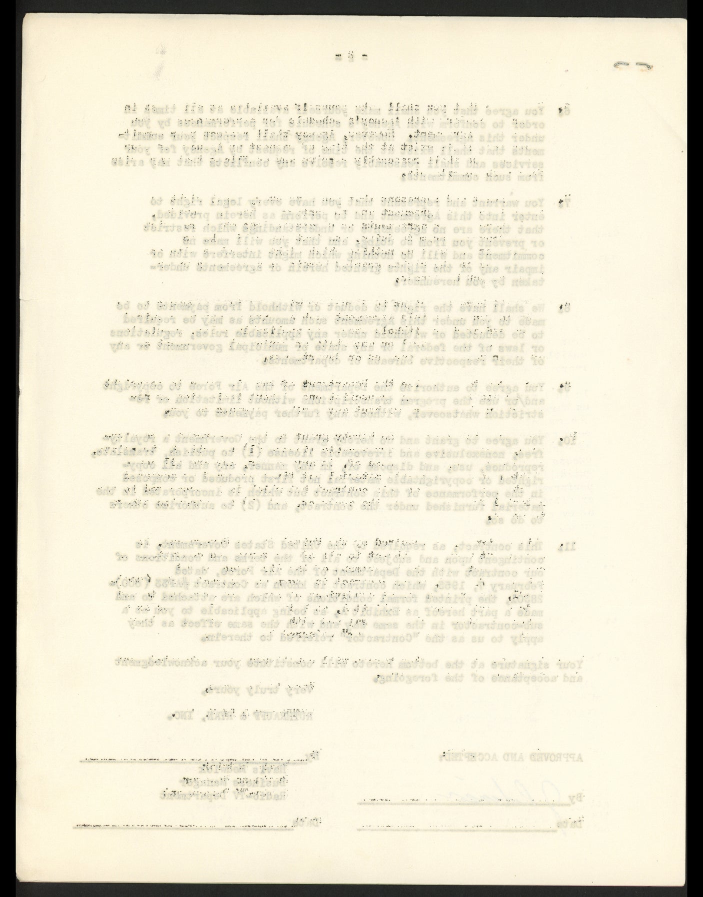 Jackie Robinson Autographed 1956 Greatest Sports Thrill Contract Brooklyn Dodgers Beckett BAS #AE16478