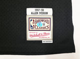 Philadelphia 76ers Allen Iverson Autographed Black Authentic Mitchell & Ness 1997-98 HWC Swingman Jersey Size XL Beckett BAS Witness Stock #245732