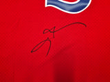Philadelphia 76ers Allen Iverson Autographed Red Authentic Mitchell & Ness 1996-97 HWC Swingman Jersey Size 2XL Beckett BAS Witness Stock #245739
