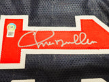 Team USA Chris Mullin Autographed Blue Jersey Beckett BAS Witness Stock #232596