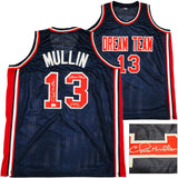 Team USA Chris Mullin Autographed Blue Jersey "Dream Team" Beckett BAS Witness Stock #232597