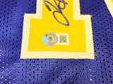 Golden State Warriors Tim Hardaway Autographed Blue Jersey Beckett BAS Witness Stock #232598