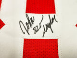 San Francisco 49ers John Taylor Autographed Red Jersey Beckett BAS Witness Stock #232607