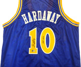 Golden State Warriors Tim Hardaway Autographed Blue Jersey "HOF 2022" Beckett BAS Witness Stock #232599