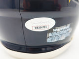 Justin Tucker Autographed Baltimore Ravens Black Speed Mini Helmet JSA Stock #232734