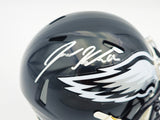 Jason Kelce Autographed Philadelphia Eagles Black Speed Mini Helmet Beckett BAS QR Stock #232726