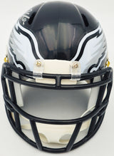 Jason Kelce Autographed Philadelphia Eagles Black Speed Mini Helmet Beckett BAS QR Stock #232726