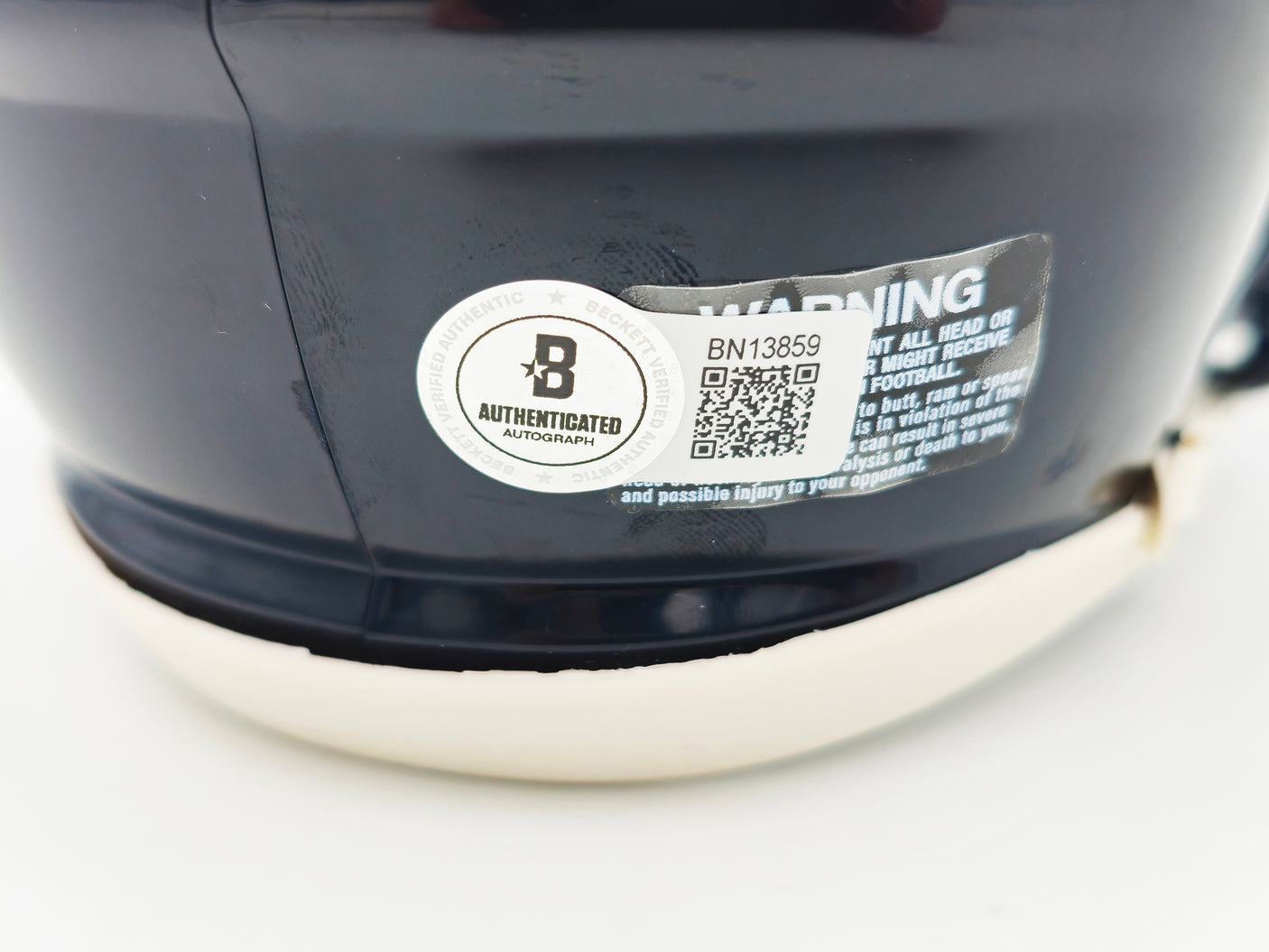 Jason Kelce Autographed Philadelphia Eagles Black Speed Mini Helmet Beckett BAS QR Stock #232726
