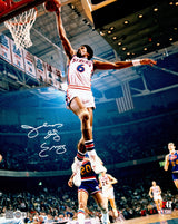 Julius "Dr. J" Erving Autographed 16x20 Photo Philadelphia 76ers Beckett BAS Witness Stock #232709