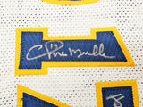 Golden State Warriors Chris Mullin, Tim Hardaway & Mitch Richmond Autographed White Jersey Run TMC "HOF" Beckett BAS Witness Stock #216816