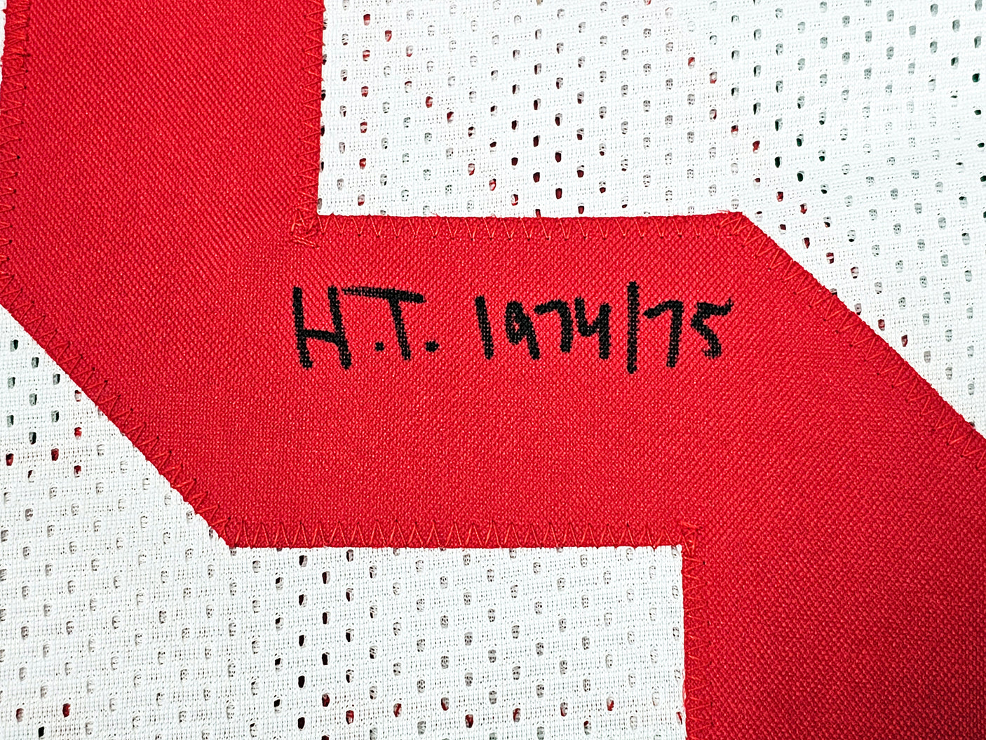Ohio State Buckeyes Archie Griffin Autographed White Jersey "HT 1974/75" Beckett BAS Witness Stock #216728