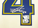 Seattle Mariners Julio Rodriguez Autographed Cream Nike Jersey Size XL "2022 AL ROY" Fanatics Holo Stock #216021