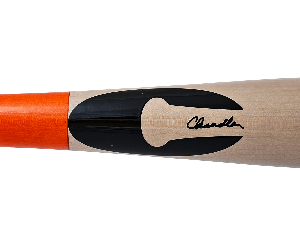 Gunnar Henderson Autographed Ash Chandler Player Model Bat Baltimore Orioles "1st Homerun 8/31/22" Beckett BAS Witness Stock #216834