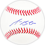 Michael Busch Autographed Baseball Los Angeles Dodgers Beckett BAS Witness Stock #216942