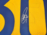 Golden State Warriors Stephen Curry Autographed Yellow Jersey JSA Stock #246197