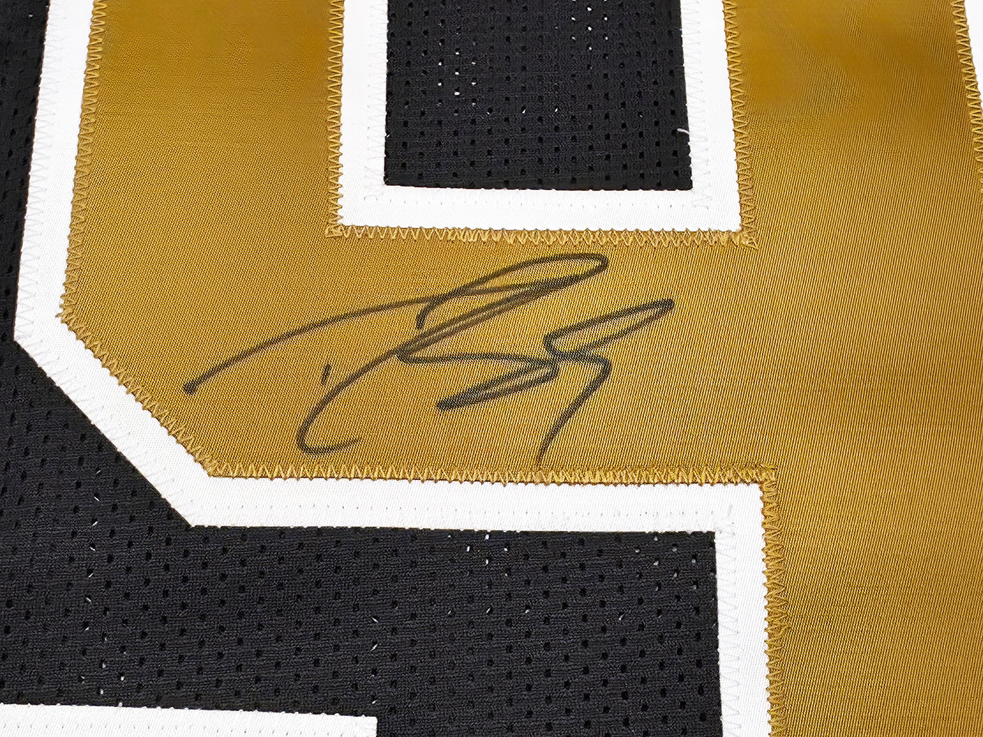 New Orleans Saints Drew Brees Autographed Black Jersey Beckett BAS QR Stock #246269