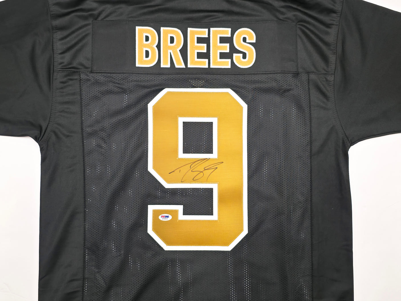 New Orleans Saints Drew Brees Autographed Black Jersey PSA/DNA Stock #246195