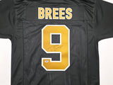 New Orleans Saints Drew Brees Autographed Black Jersey PSA/DNA Stock #246195