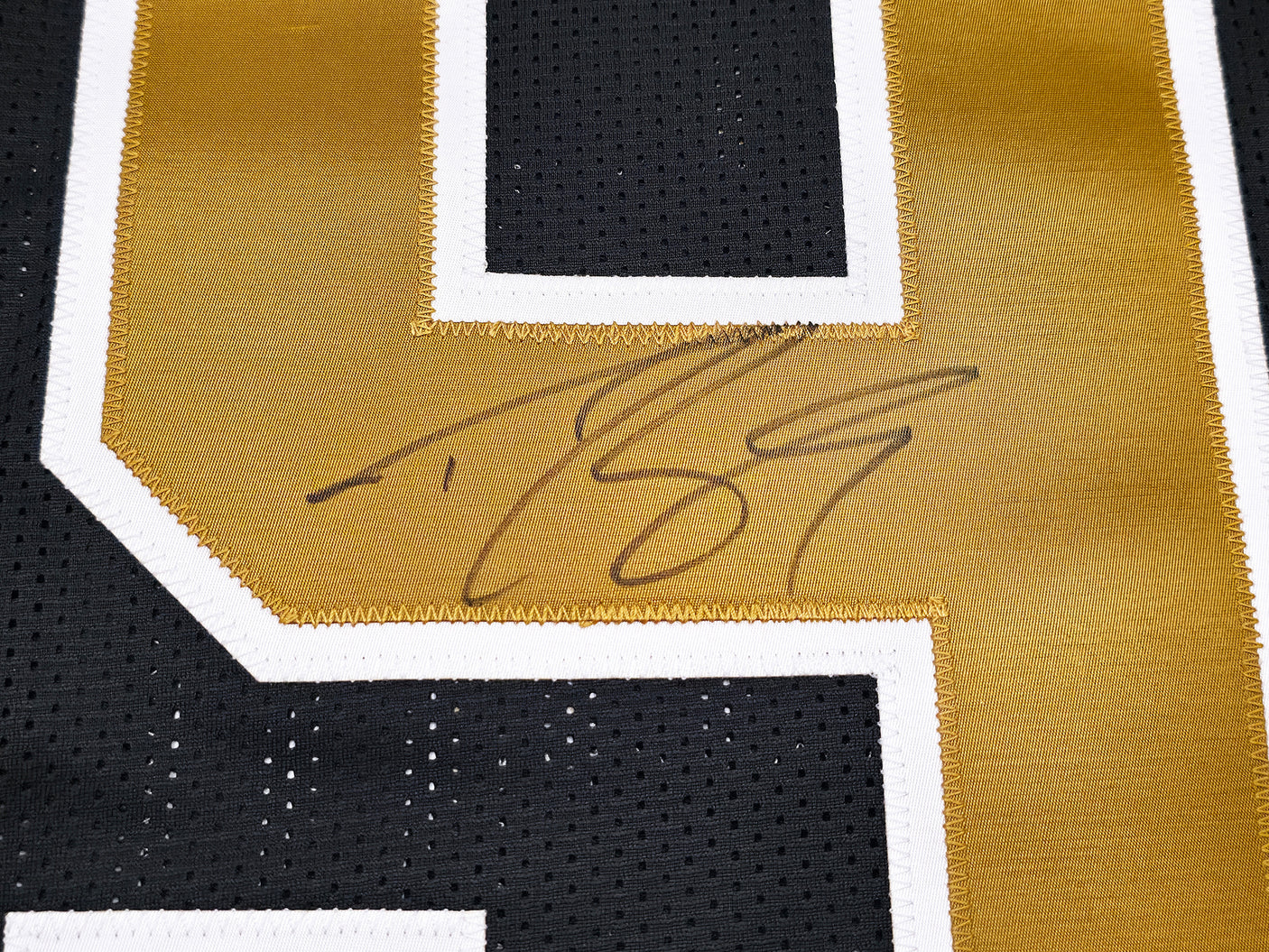 New Orleans Saints Drew Brees Autographed Black Jersey PSA/DNA Stock #246195