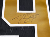 New Orleans Saints Drew Brees Autographed Black Jersey PSA/DNA Stock #246195