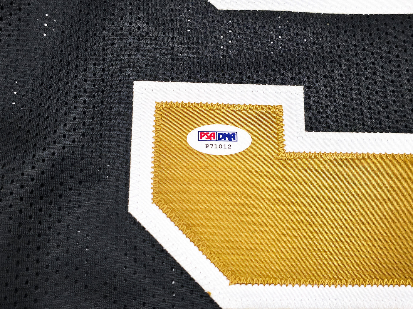 New Orleans Saints Drew Brees Autographed Black Jersey PSA/DNA Stock #246195