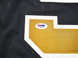 New Orleans Saints Drew Brees Autographed Black Jersey PSA/DNA Stock #246195