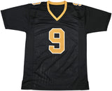 New Orleans Saints Drew Brees Autographed Black Jersey PSA/DNA Stock #246195