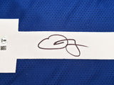 New York Giants Odell Beckham Jr. Autographed Blue Jersey Beckett BAS Witness Stock #246196