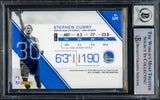 Stephen Curry Autographed 2015-16 Panini Prestige Card #124 Golden State Warriors Auto Grade Gem Mint 10 Beckett BAS #15775457