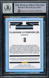 Vladimir Guerrero Jr. Autographed 2020 Donruss Diamond Kings Card #14 Toronto Blue Jays Auto Grade Gem Mint 10 Beckett BAS #15772722