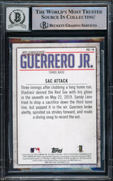 Vladimir Guerrero Jr. Autographed 2020 Topps Highlights Card #VGJ-10 Toronto Blue Jays Auto Grade Gem Mint 10 Beckett BAS #15772892