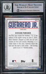 Vladimir Guerrero Jr. Autographed 2020 Topps Highlights Card #VGJ-13 Toronto Blue Jays Auto Grade Gem Mint 10 Beckett BAS #15772894